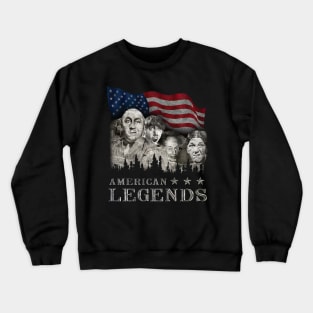 The Three Stooges Rushmorons American Legends Mount Crewneck Sweatshirt